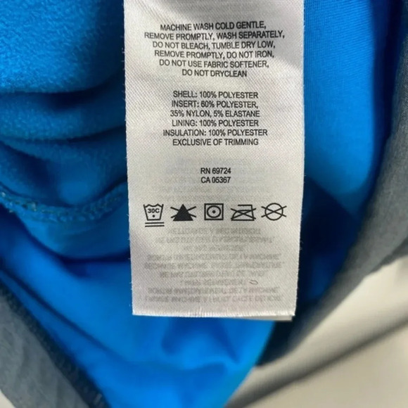 COLUMBIA Titanium  Jacket Full Zip‎ Up Gray/Blue Mens Medium - Picture 8 of 9